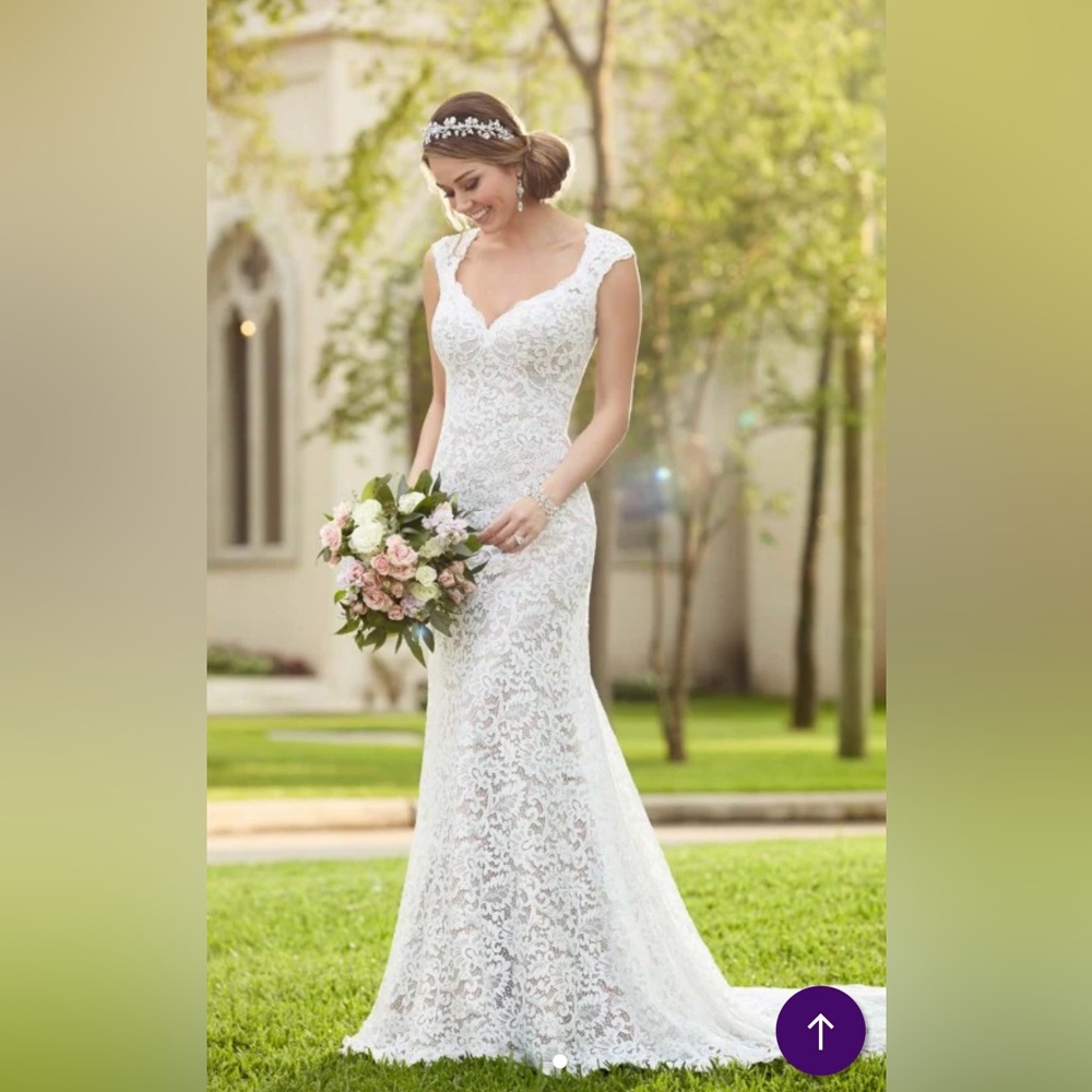 Stella York Ivory Lace Bridal Gown
